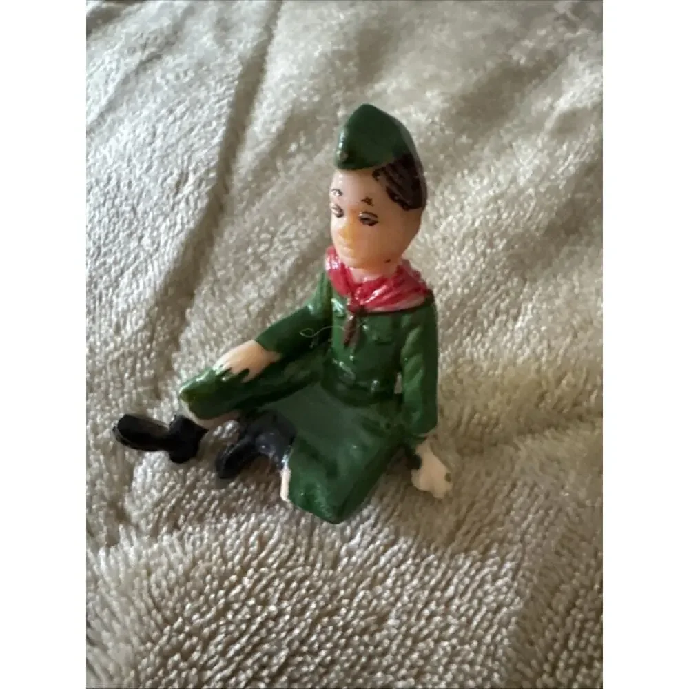 Vintage Mid Century Boy Scouts Cake Topper